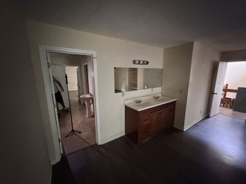 Existing bathroom and vanity scheduled for full replacement
